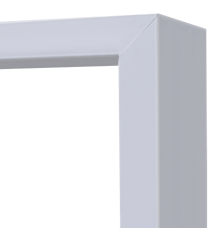 Block frame style for swinging doors