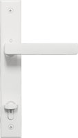 White Contemporary Door Handle for Swinging Doors