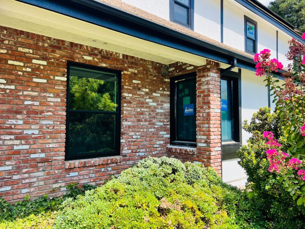 Picture of a Anlin Designer Black window installed on a residential home